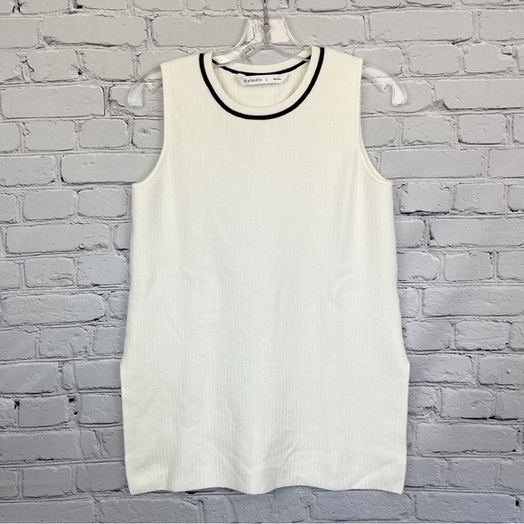 Athleta On The Town Ribbed Sleeveless Sweater Tunic Sz S - Picture 3 of 13